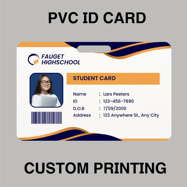 Custom ID Badge & Card Printing (PVC)