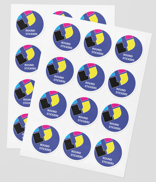 ROUND STICKER ( SHEET VINYL STICKER)